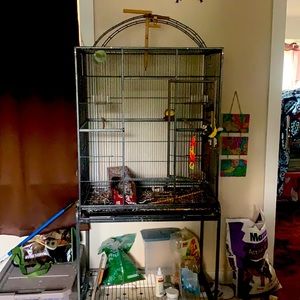 Big bird cage,only a year okd